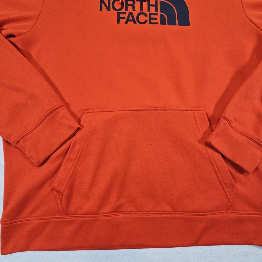 The North Face Sweatshirt Mens Small Orange Pullover Hoodie